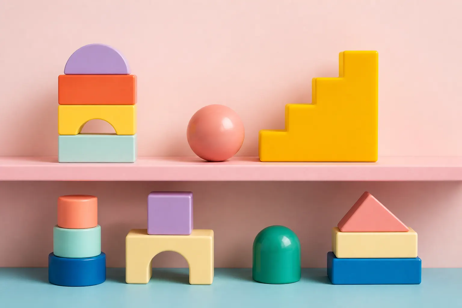 Blocs colorés studio